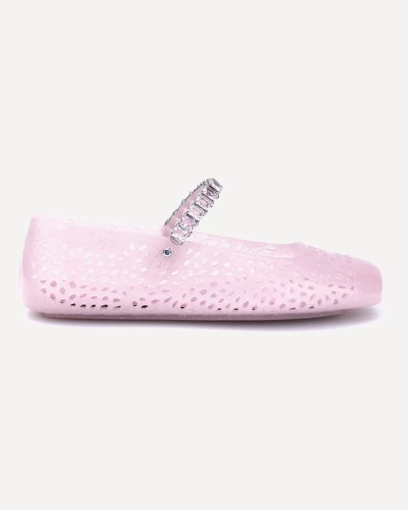Jimmy Choo Jelly Ballerinas Female Pink
