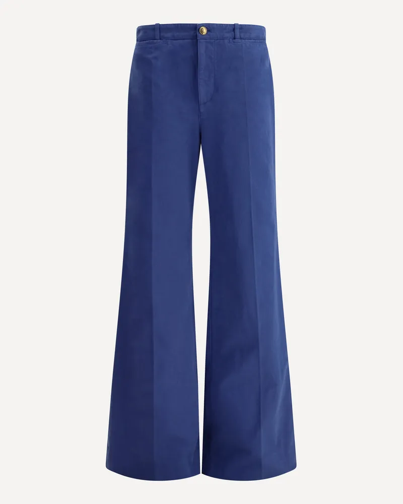 Chloé Cotton flare Pants Female Light