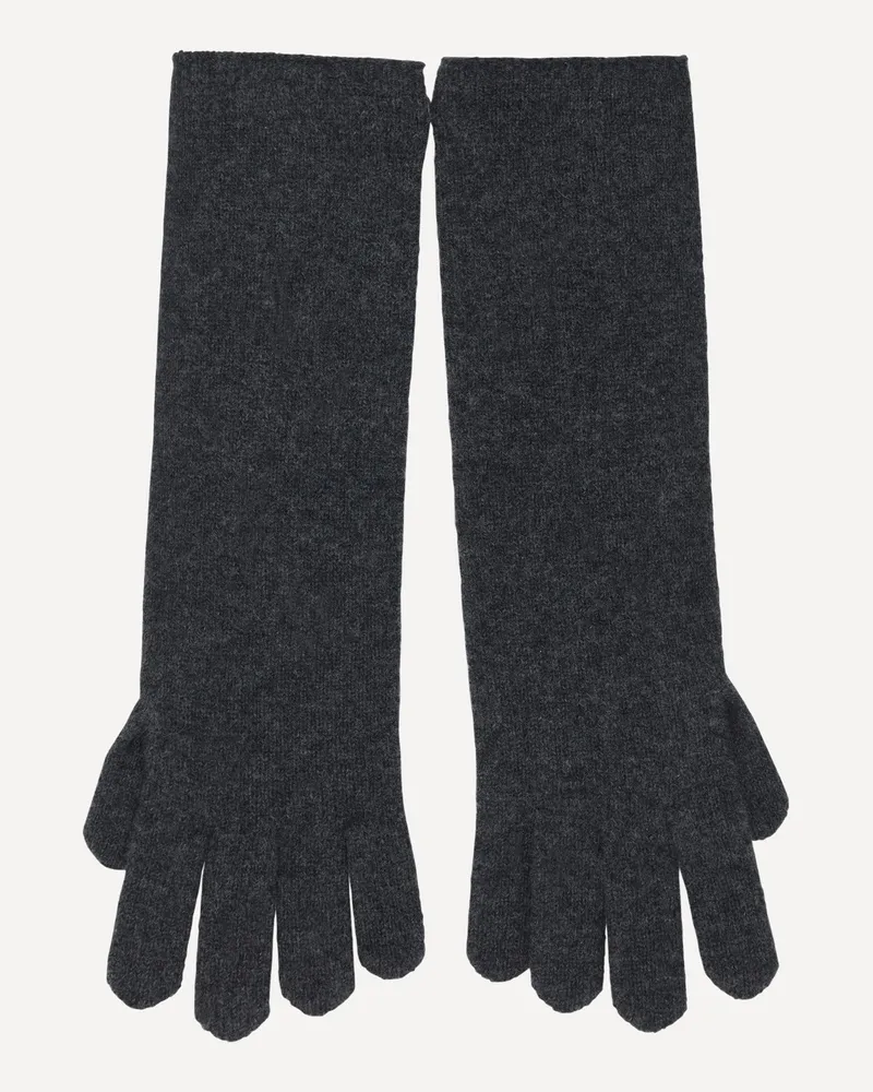 Max Mara Alaggio Gloves Female Grey