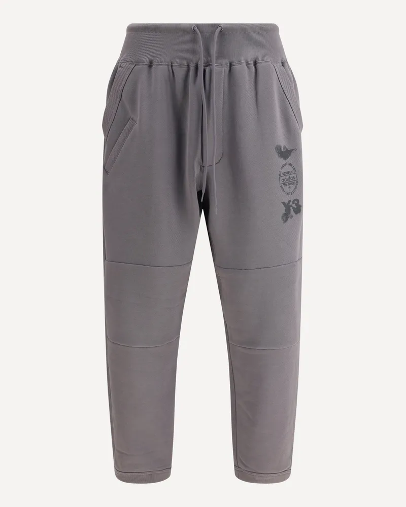 Y-3 Side graphic Sweatpants Male Grey