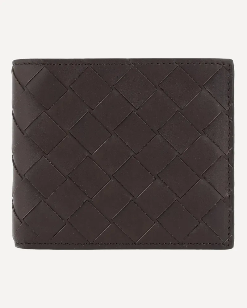 Bottega Veneta Iconic intrecciato Wallet Male Brown