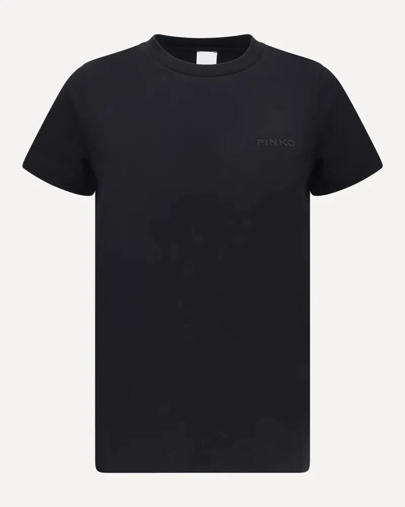 Pinko Logo T-shirt Female Black