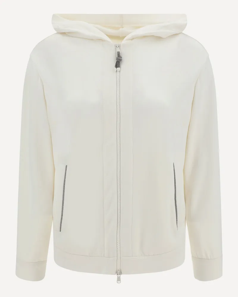 Brunello Cucinelli Hoodie Female White