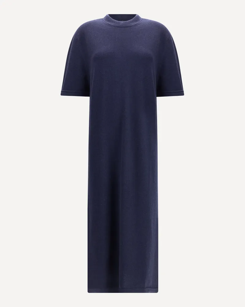 Sa Su Phi Cashmere long Dress Female Blue