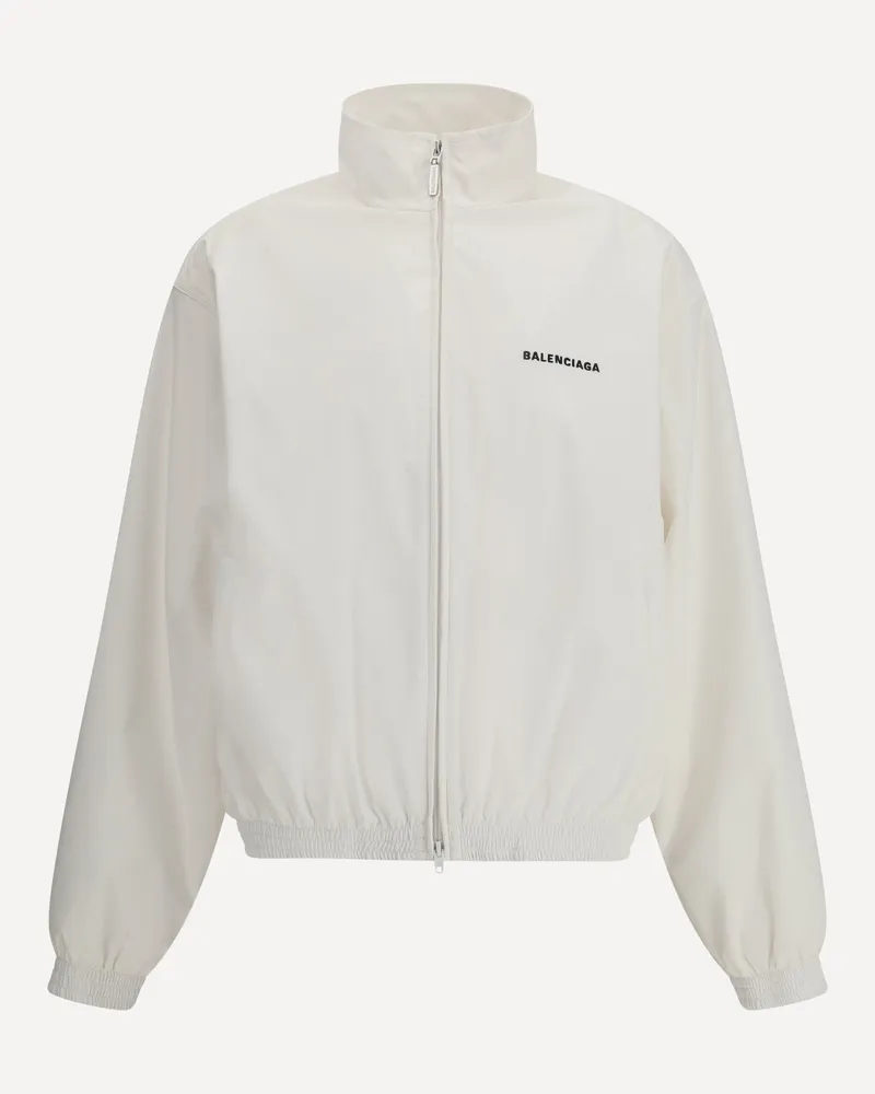 Balenciaga Windbreaker Jacket Female White