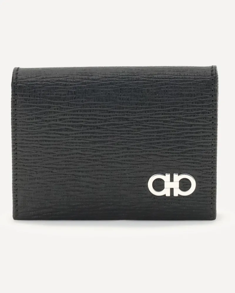 Ferragamo Gancini Card Holder Male Black