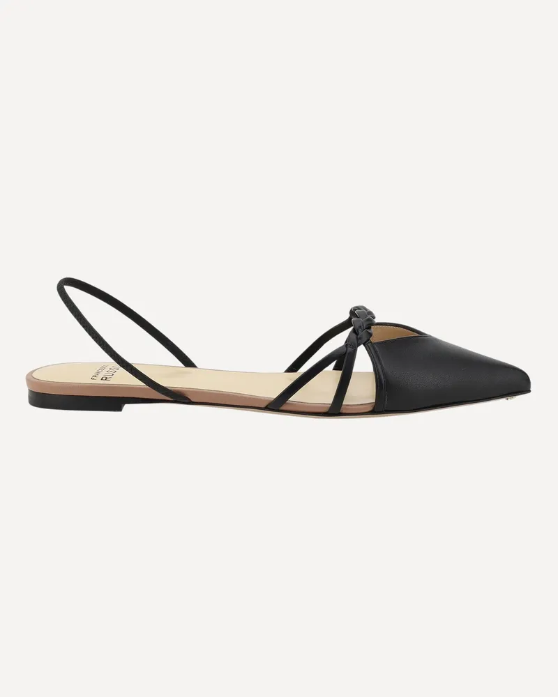 Francesco Russo Slingback Sandals Female Black