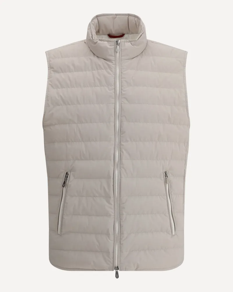 Brunello Cucinelli Down Jacket Male Beige