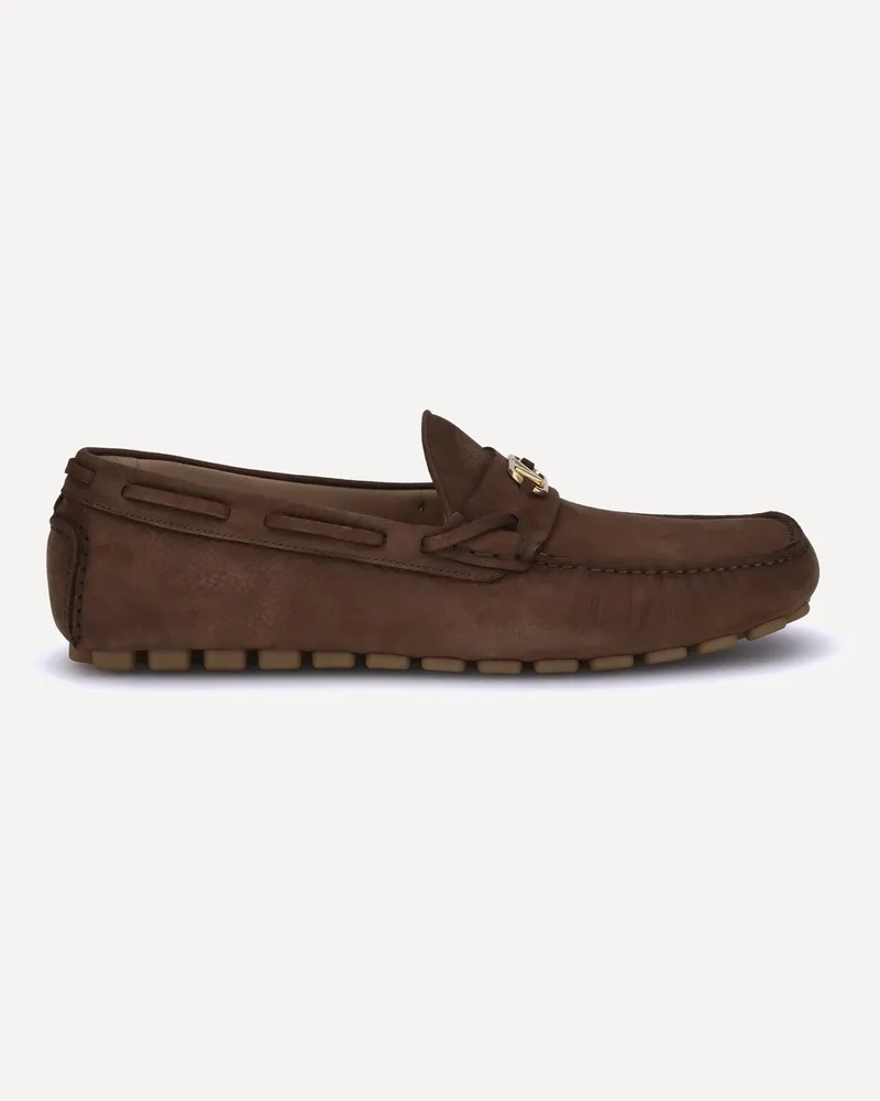 Valentino Garavani Fastaway Driver Loafers Male Brown