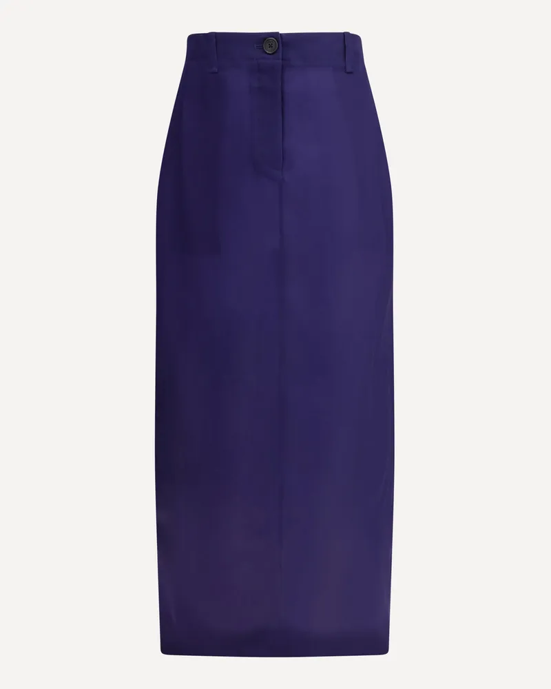 KHAITE Lucian midi Skirt Female Purple