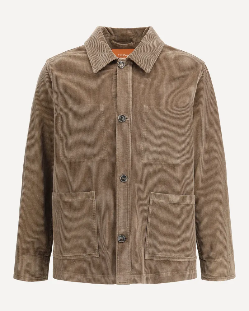 CRUNA Corduroy Chore Jacket Male Brown