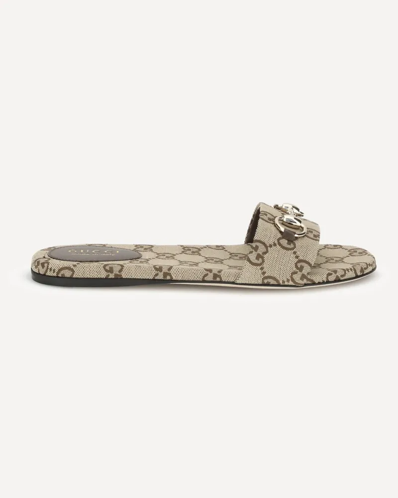 Gucci GG canvas Slippers Female Beige