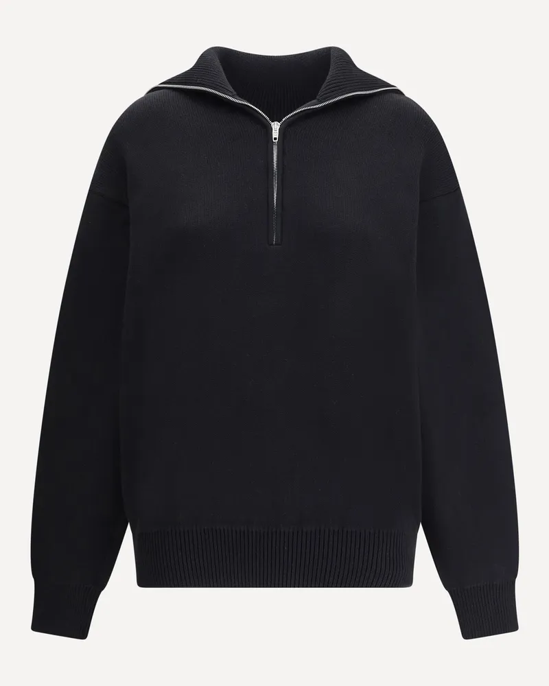 Balenciaga Back-to-front Black Sweater Female Black