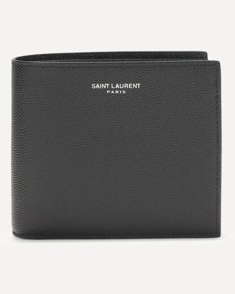 Saint Laurent Leather Wallet Male Black