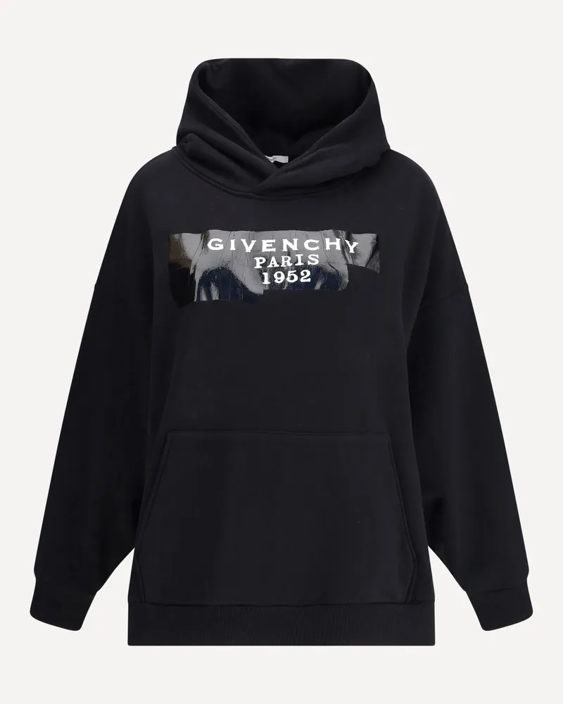 Givenchy Gauzy fabric Hoodie with givenchy tape Female Black