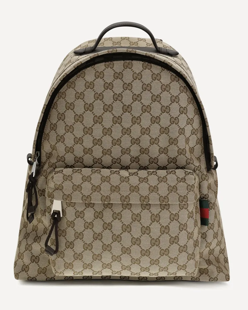 Gucci GG Fabric Backpack Male Beige