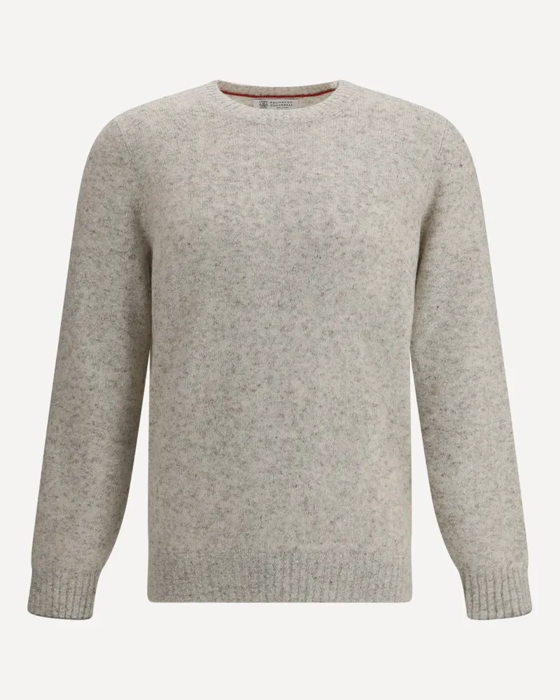 Brunello Cucinelli Alpaca Sweater Male Grey