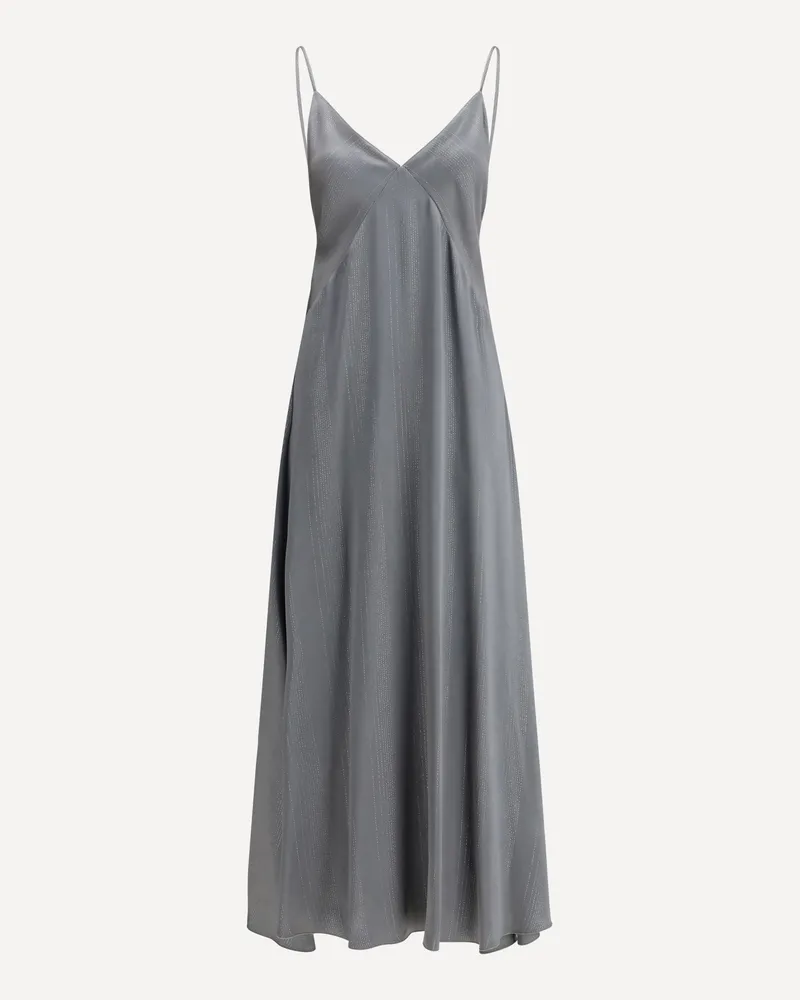 forte_forte FORTE_FORTE Silk long Dress Female Grey