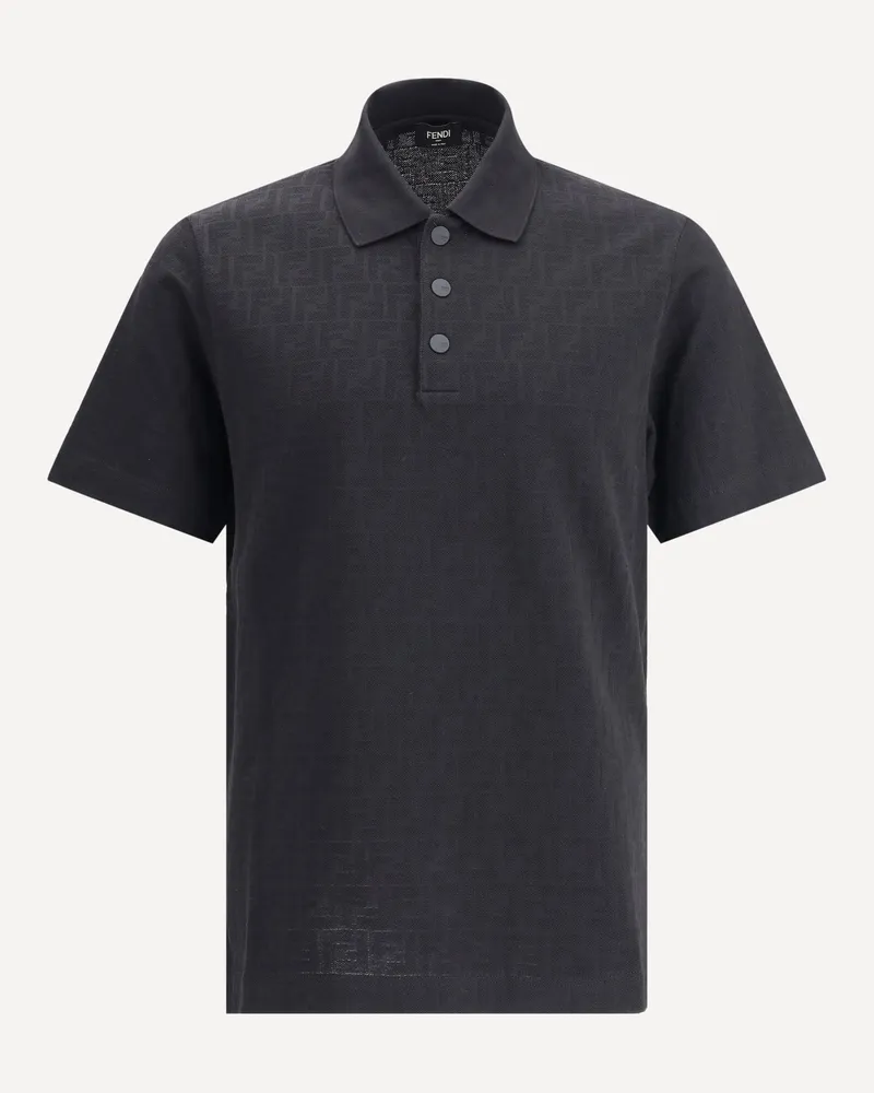 Fendi FF polo Shirt Male Black