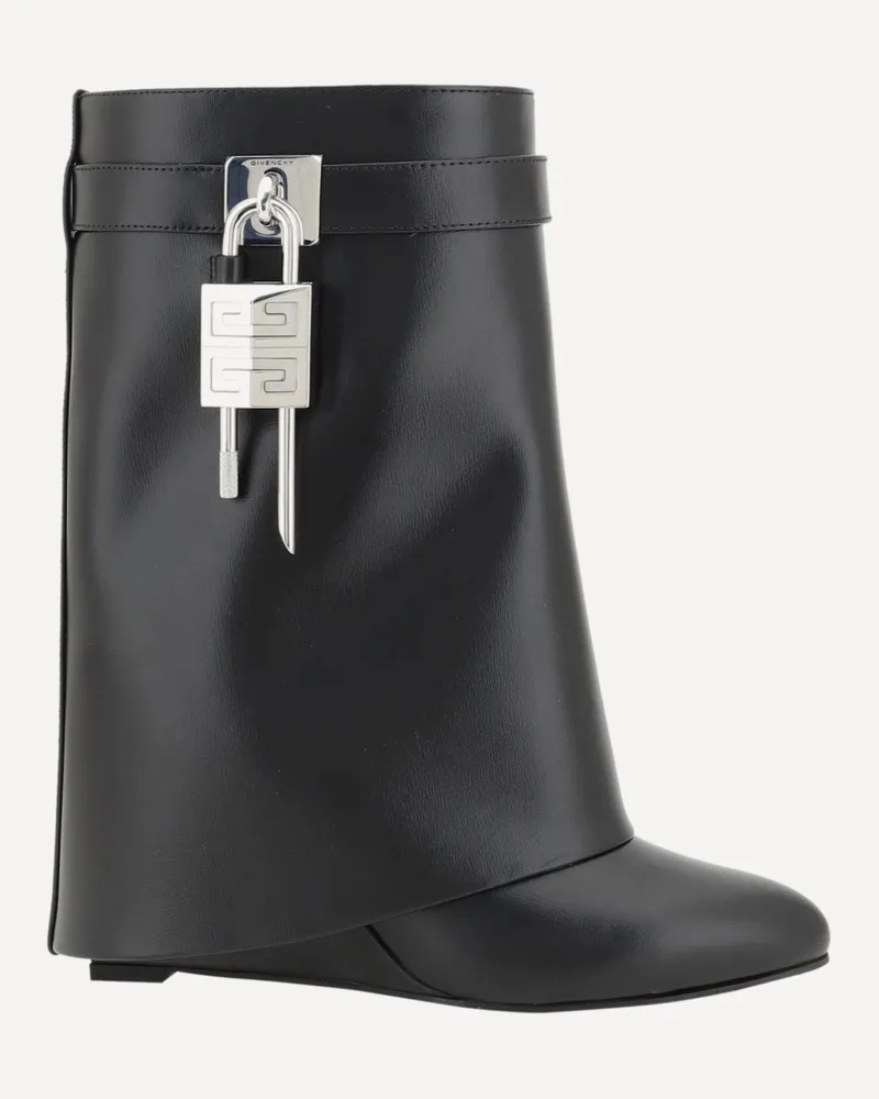 Givenchy Shark Lock Ankle Boots Female Black