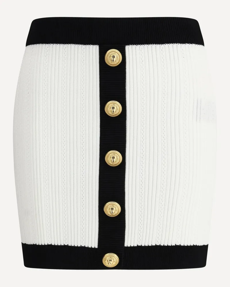 Balmain Knit mini Skirt Female White