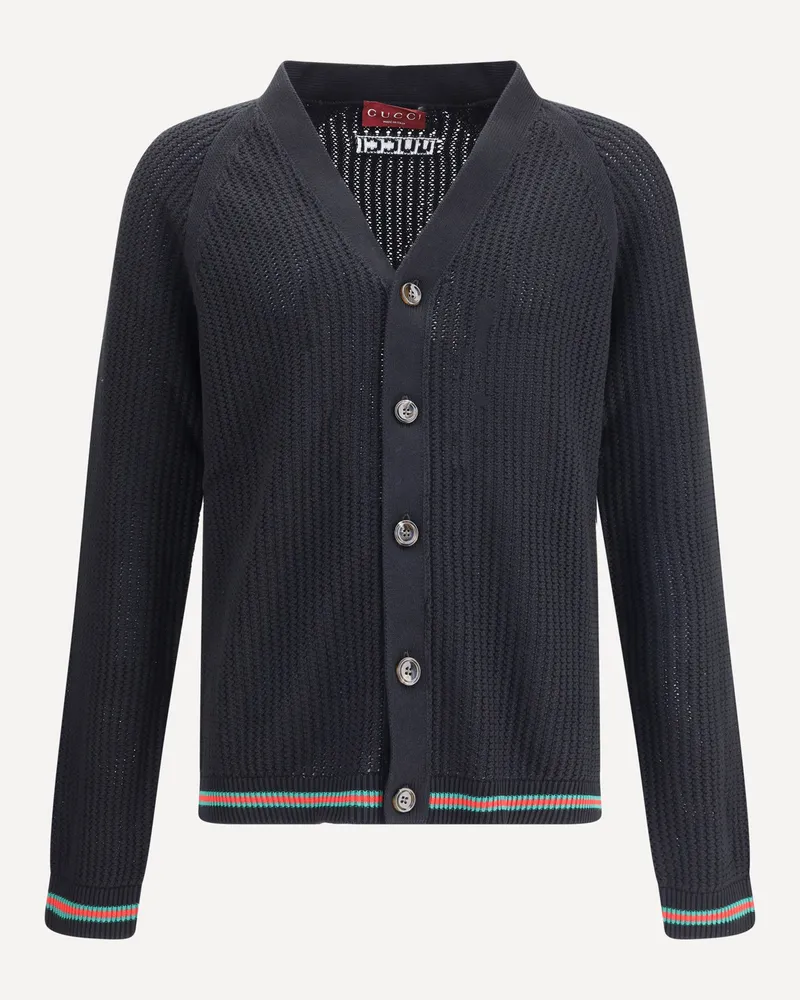 Gucci Knit Cardigan Male Black