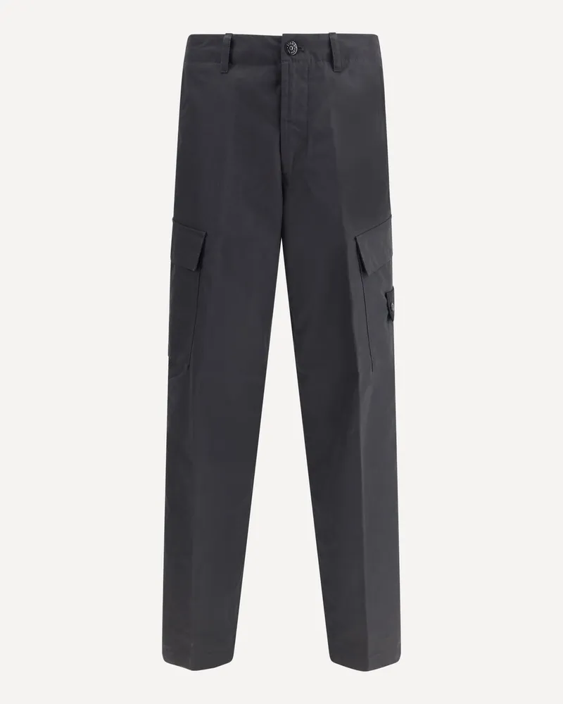 Stone Island Compass logo cargo Pants Male Black