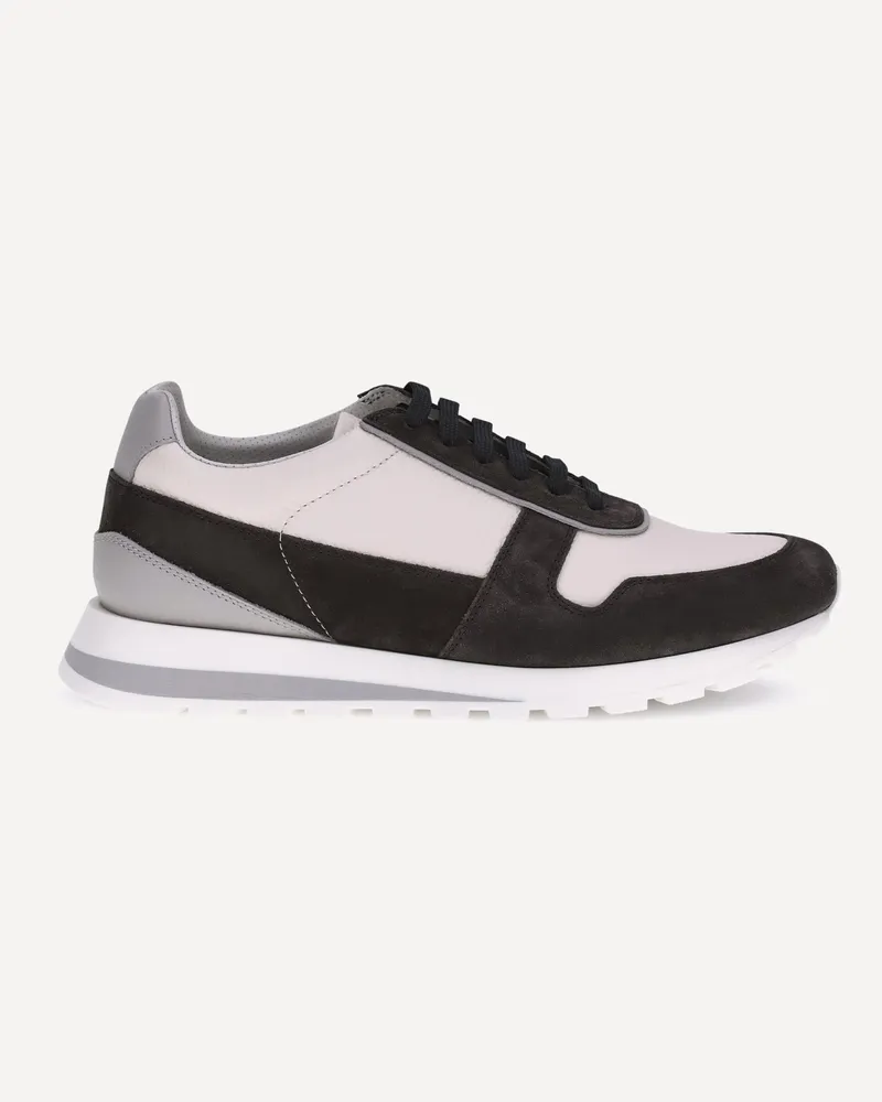Brunello Cucinelli Leather Sneakers Male Multicolour
