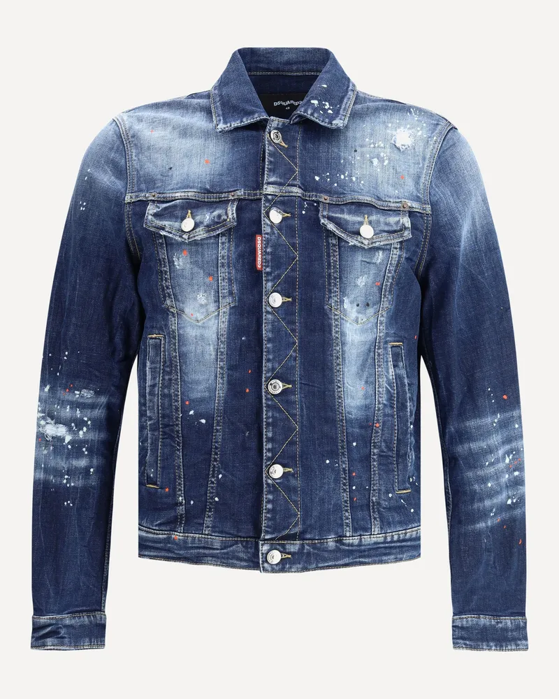 Dsquared2 Dan denim Jacket Male Blue