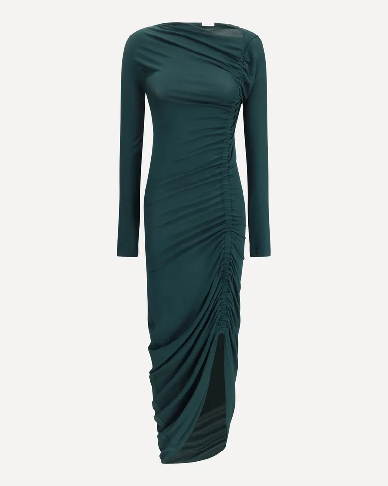 Ferragamo Draped midi Dress Female Green