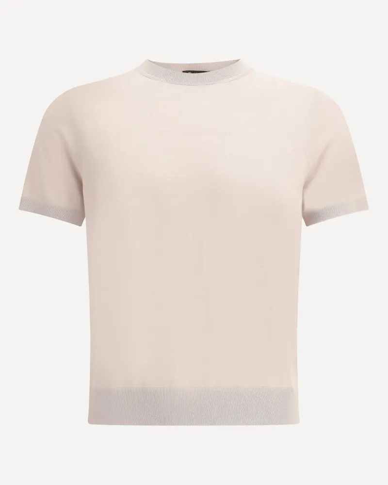 Loro Piana Knit T-Shirt Female Beige
