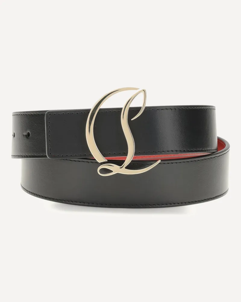 Christian Louboutin Logo Belt Female Black