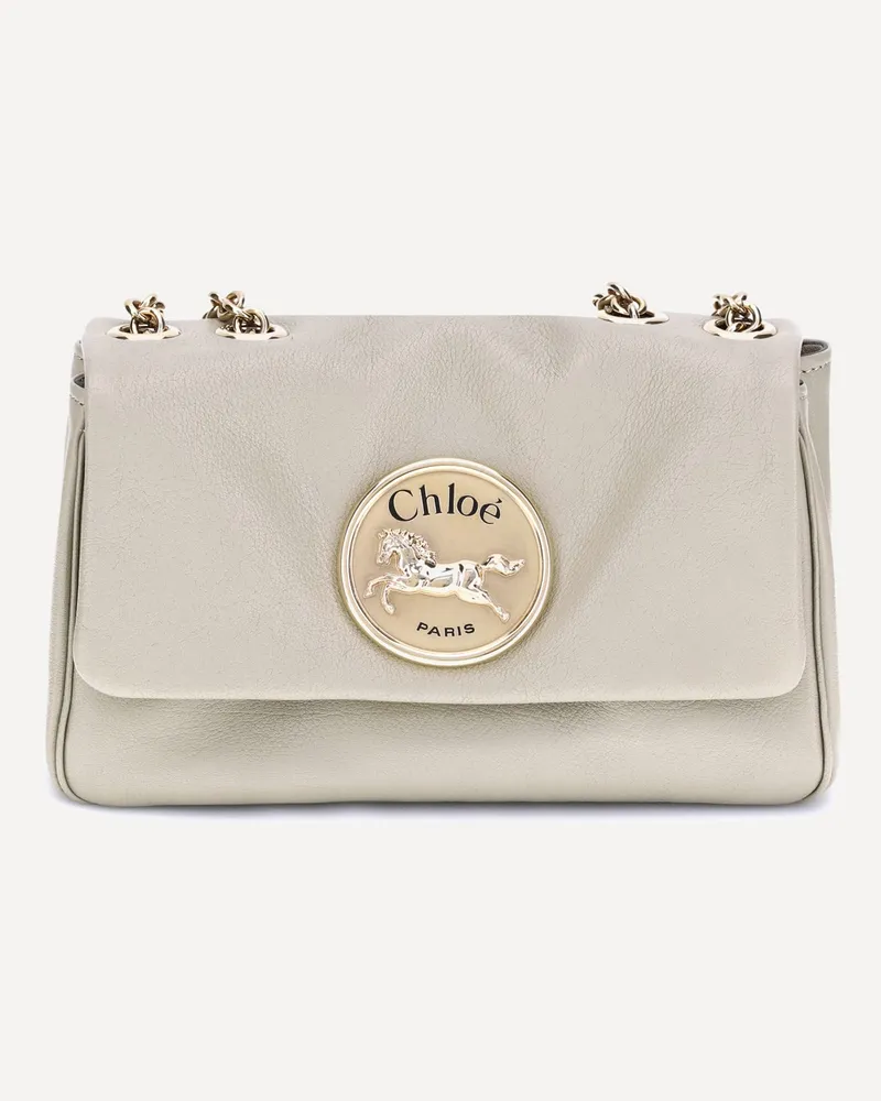 Chloé Heritage Shoulder Bag Female Beige
