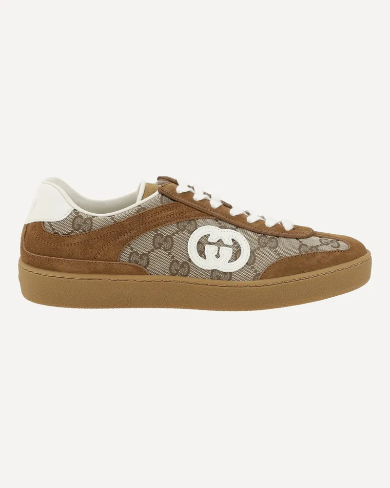 Gucci GG pattern Sneakers Female Brown