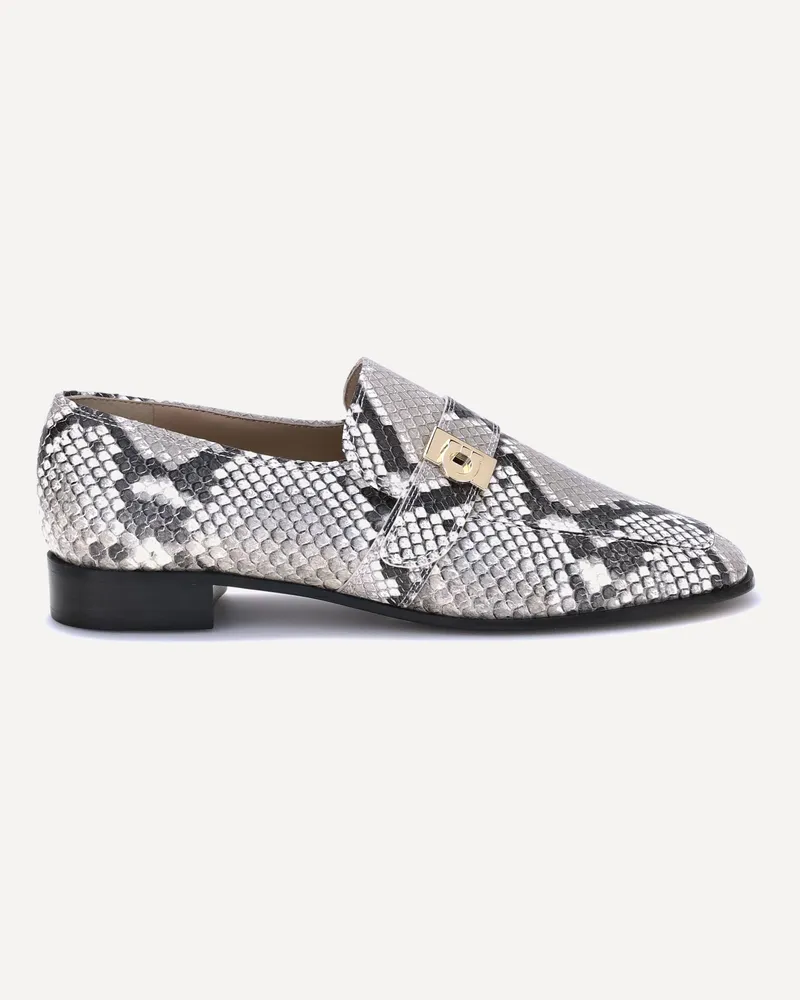 Ferragamo Python print leather Loafers Female Multicolour