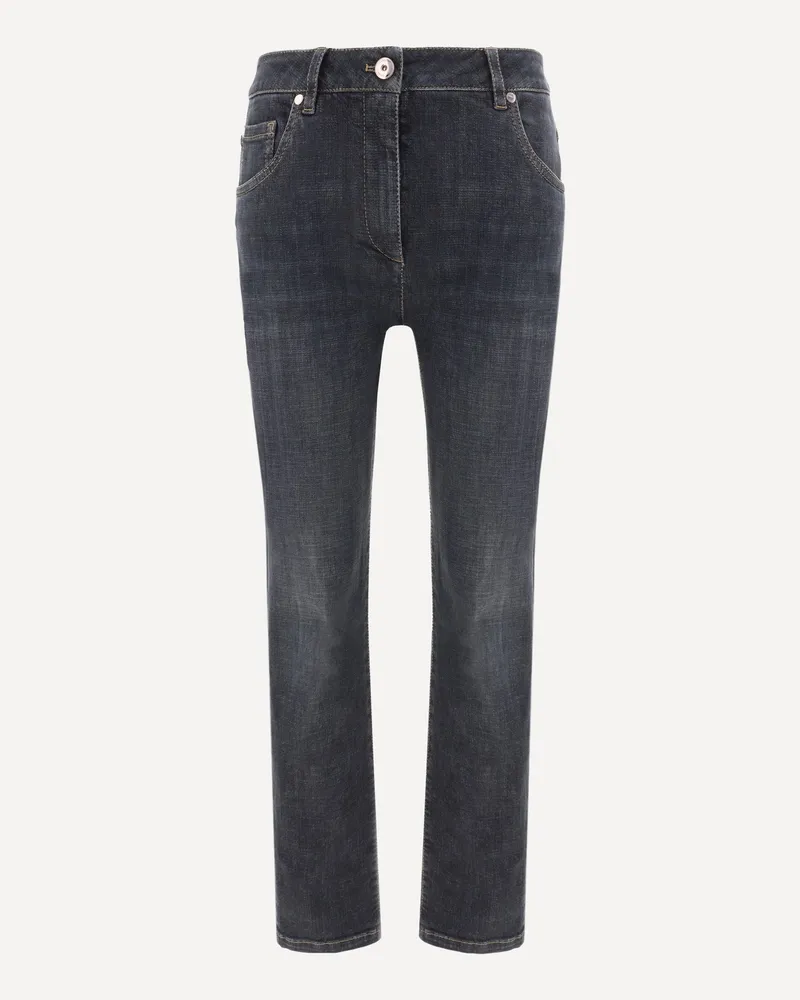 Brunello Cucinelli Skinny Jeans Female Black