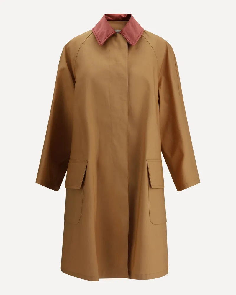 Prada Waterproof Trench Coat Female Beige