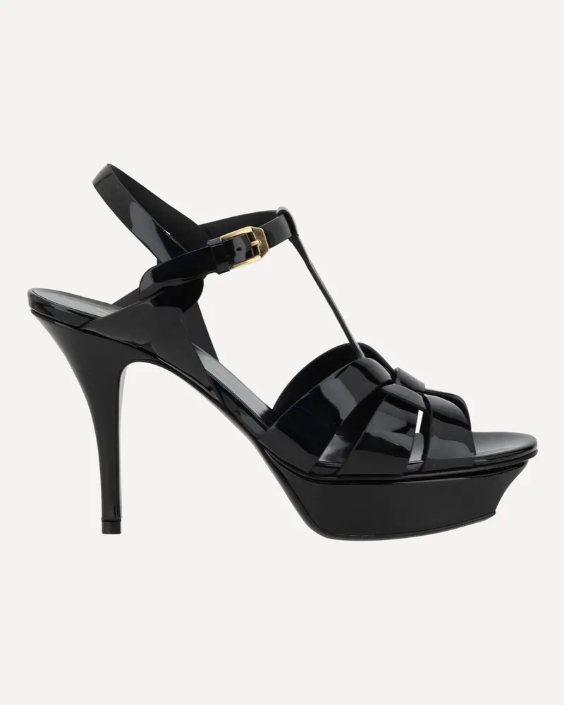 Saint Laurent Tribute Sandals Female Black