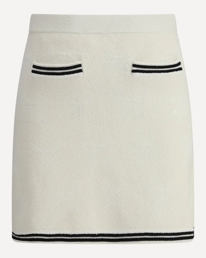 Self-Portrait Midi Skirt Female White