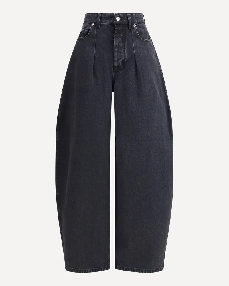 Jacquemus Le de-Nimes oversized Jeans Female Black