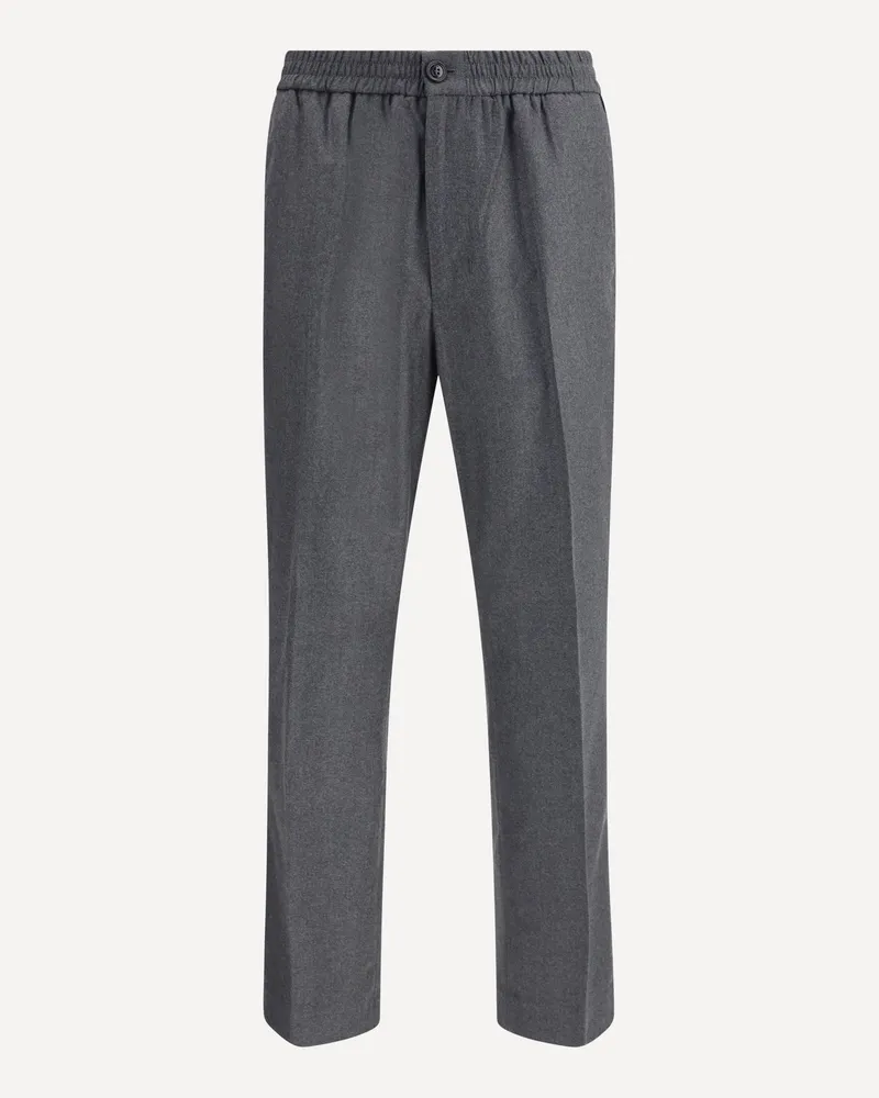 AMI Paris Virgin wool Pants Male Grey