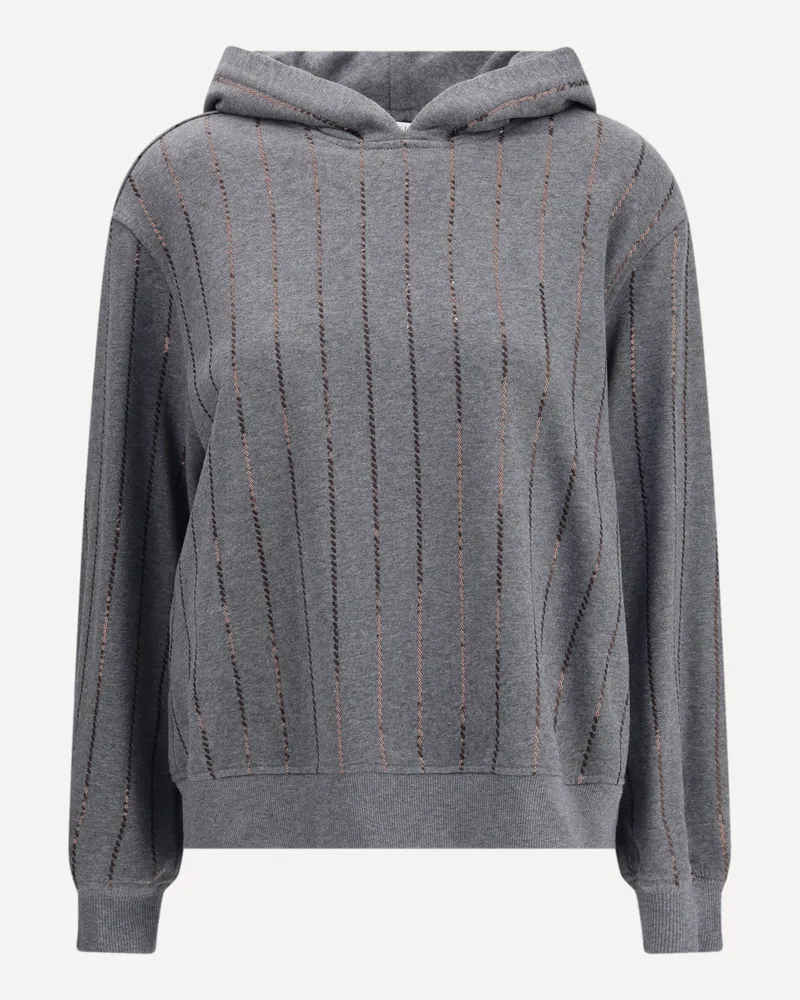 Brunello Cucinelli Cotton Sweatshirt Female Grey