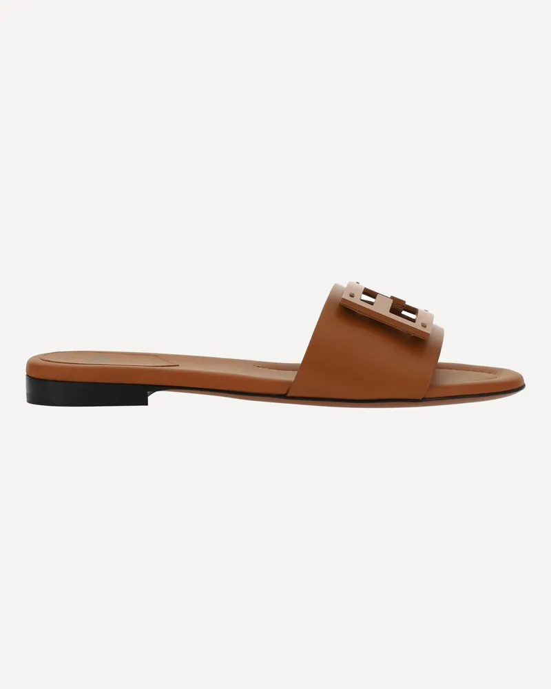 Fendi FF Sandals Female Brown