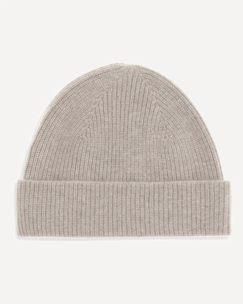 Ermenegildo Zegna Oasi cashmere beanie Hat Male Beige