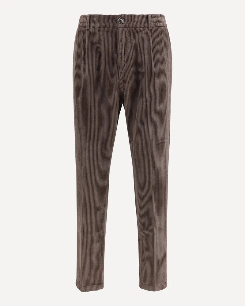 CRUNA Corduroy Pants Male Brown