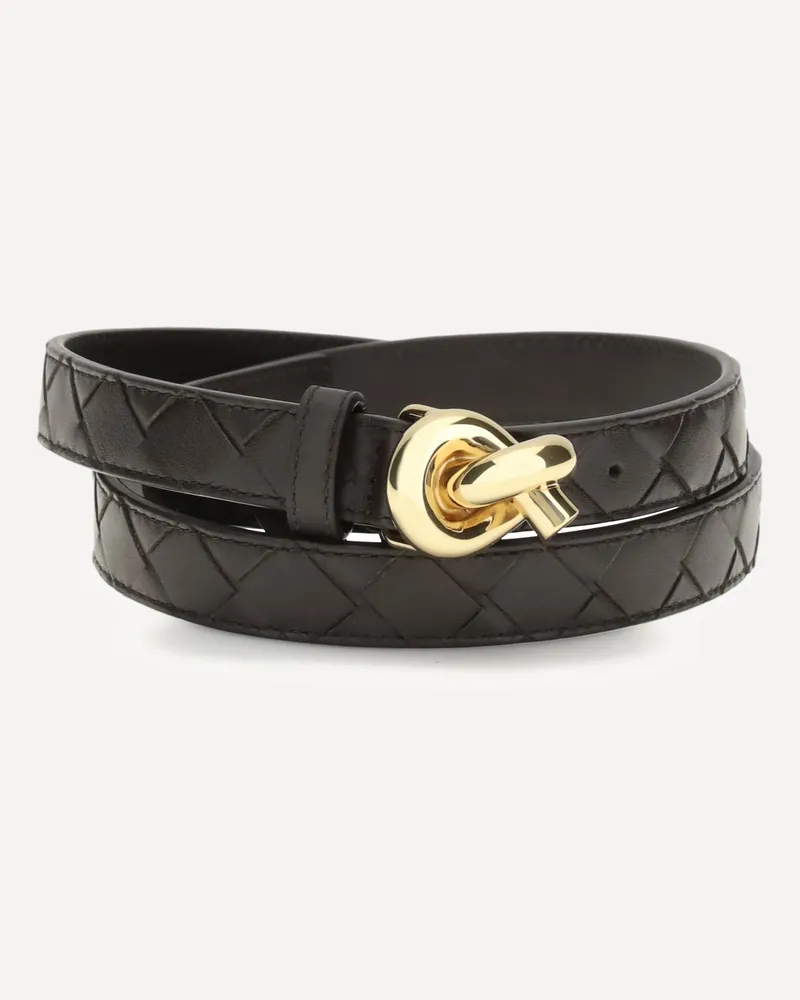 Bottega Veneta Knot Belt Female Black