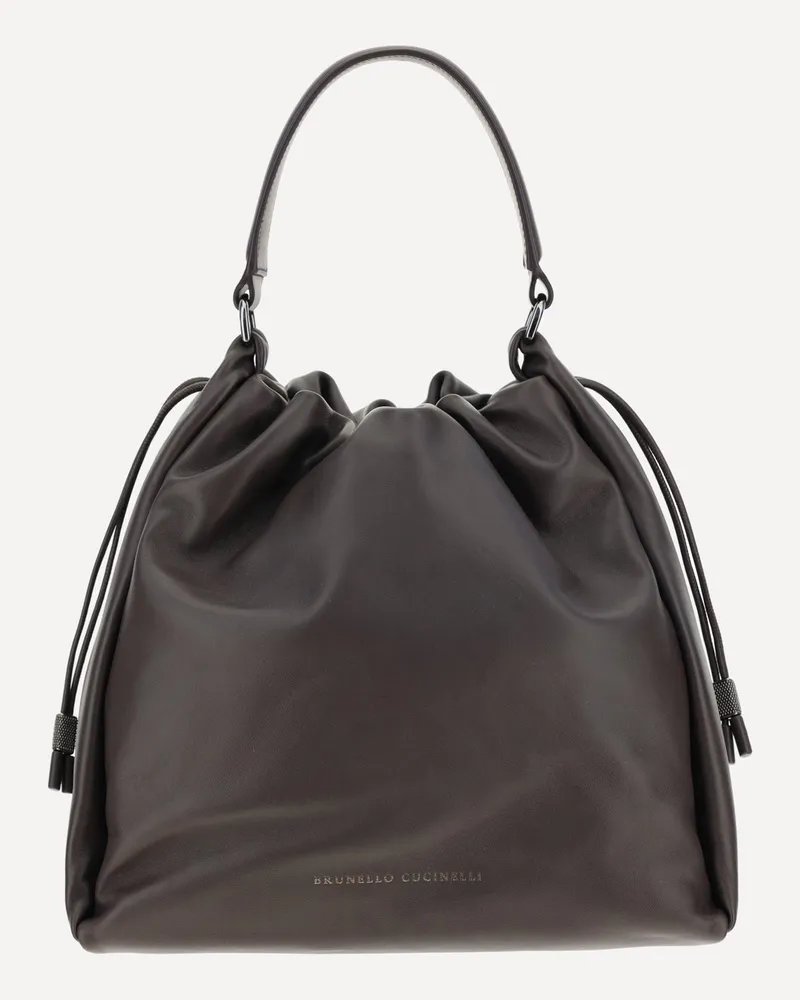 Brunello Cucinelli Shoulder Bag Female Brown