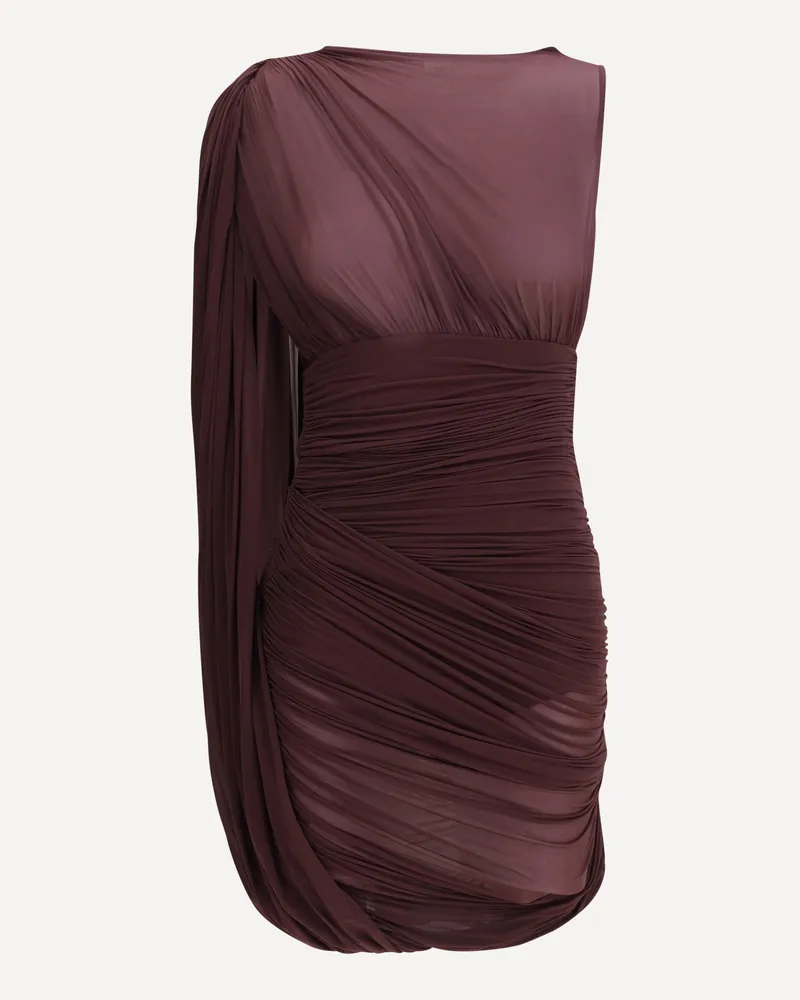 Magda Butrym Sheer draped mini Dress Female Purple