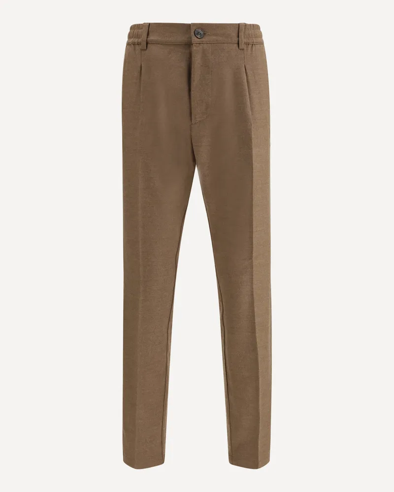 CRUNA Virgin wool Pants Male Brown