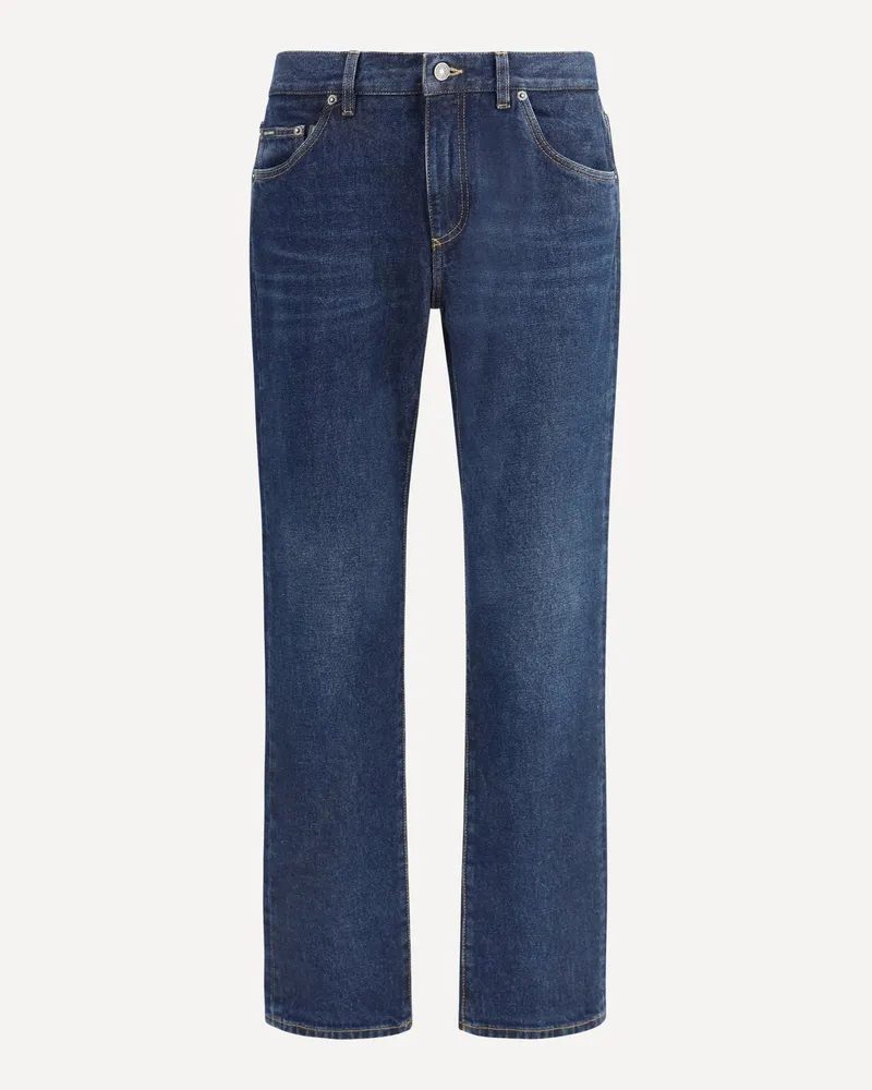 Dolce & Gabbana Straight Jeans Male Blue